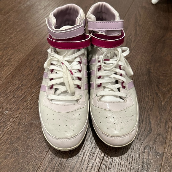 Adidas high tops. Worn only a couple times. - Picture 1 of 3